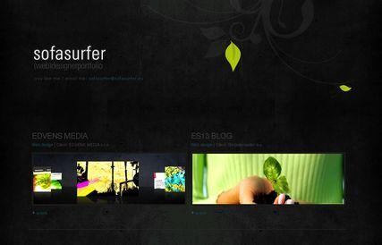 SofaSurfer webdesigner portfolio