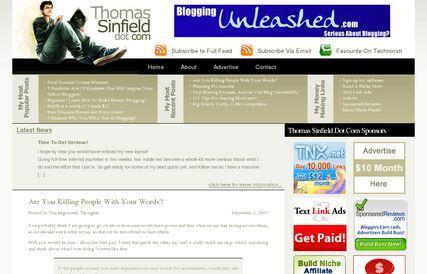 Thomas Sinfield Dot Com