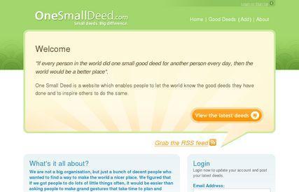 OneSmallDeed.com