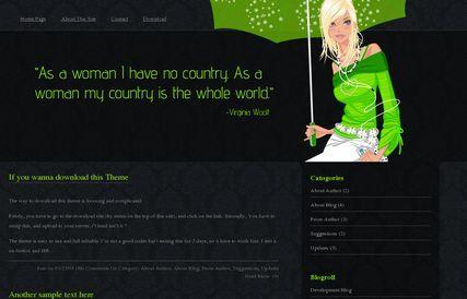 Lady In Green