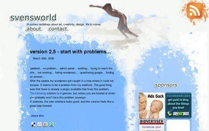 svensworld - surfing and creativity