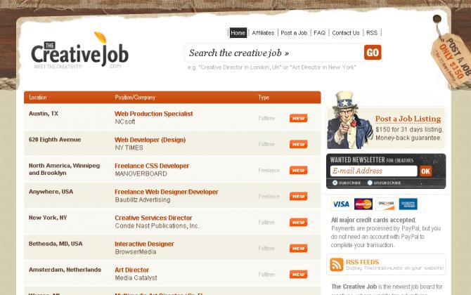 The Creative Job