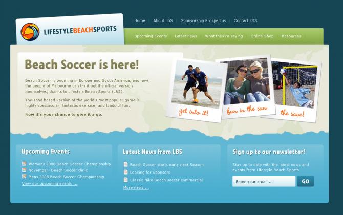 life style beach sports