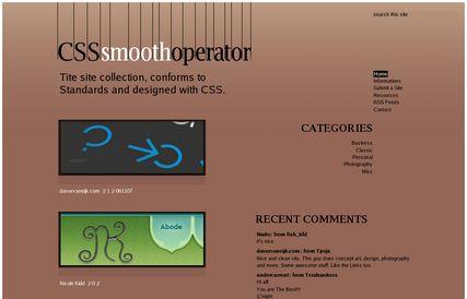 CSS smooth operator
