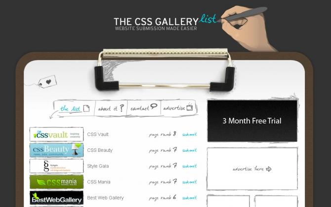 The_CSS_Gallery_List/