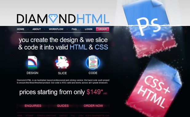 Diamond HTML