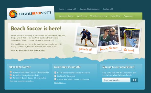life style beach sports