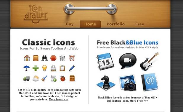 Icon Drawer