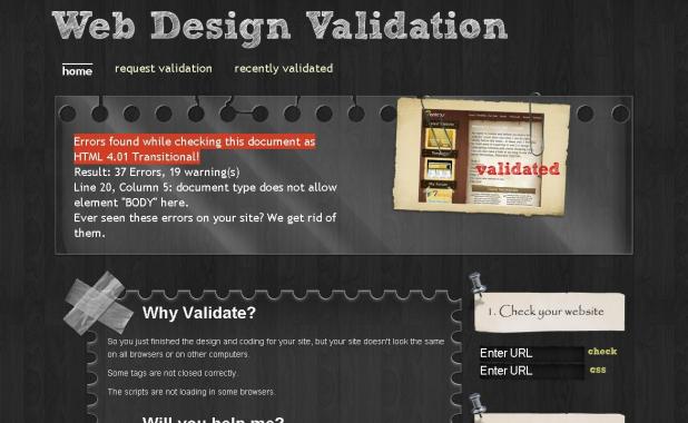 Web Design Validation