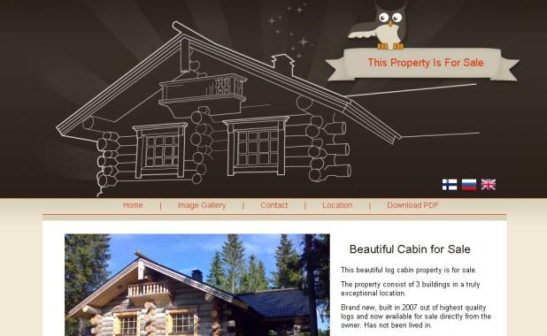 Beautiful log cabin for sale