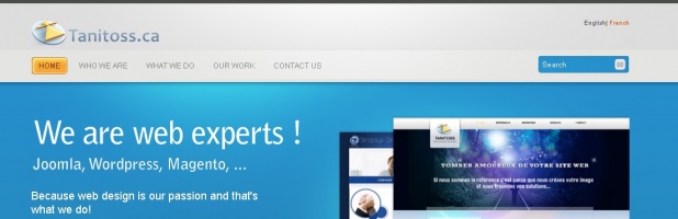 Screenshot Tanitoss.ca