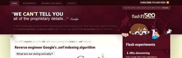 Screenshot Flash n SEO