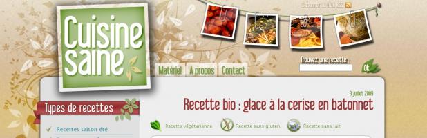 Screenshot Cuisine saine