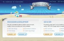 web design beach