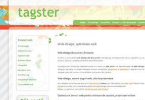Tagster web design