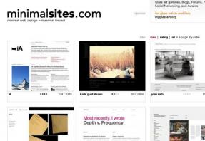 minimal sites