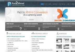 PSD to XHTML Conversion