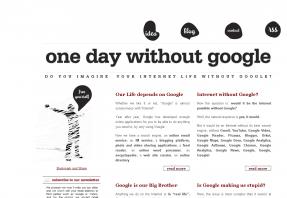 One Day Without Google