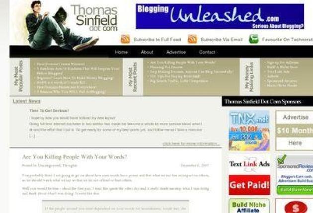 Thomas Sinfield Dot Com