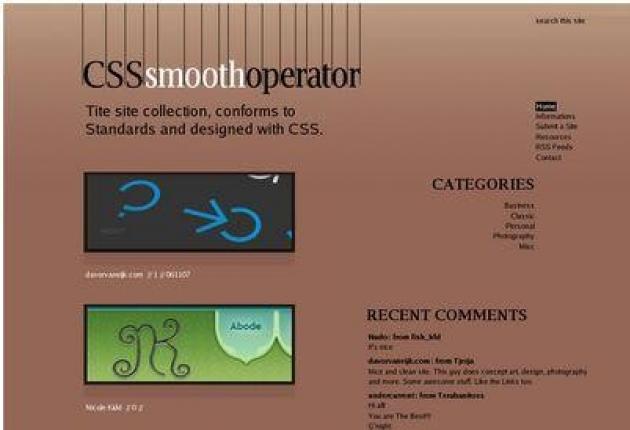CSS smooth operator