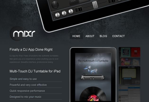 Mixr iPad DJ App