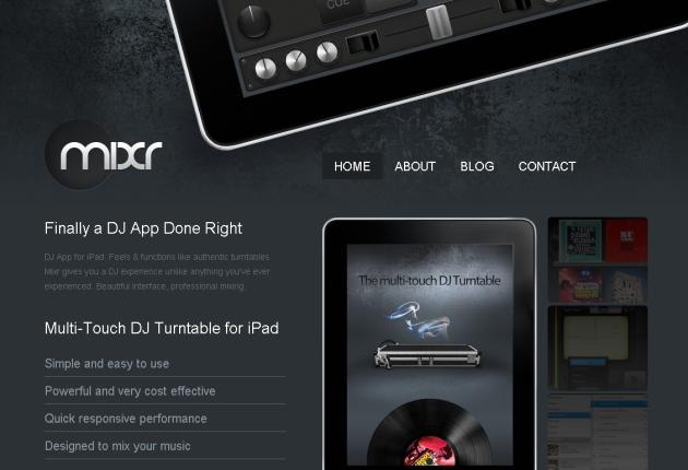 Mixr iPad DJ App