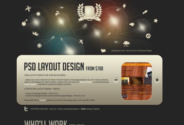 psd layout