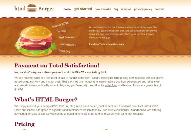 htmlBurger