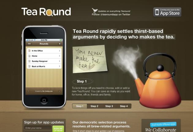 Tea Round App