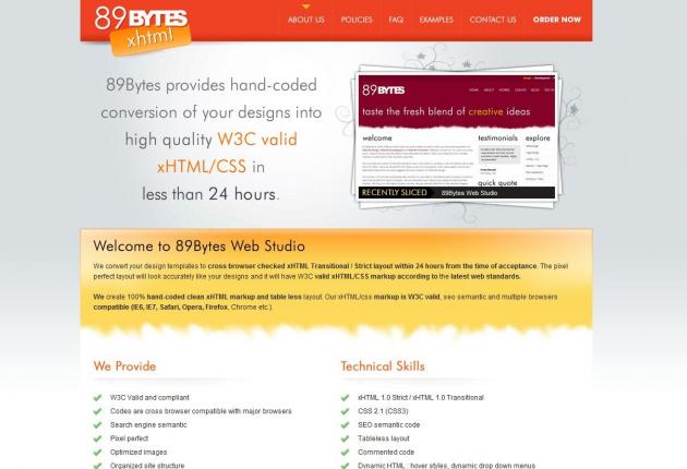 89Bytes xHTML Development