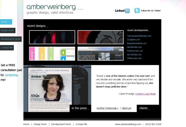 Portfolio of Amber Weinberg
