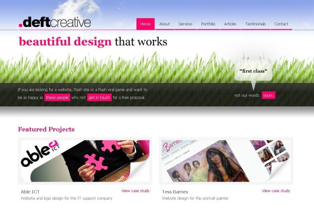Deft Creative Website Design